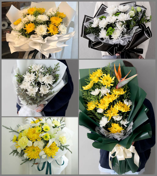 广东云浮市云安区白石镇白事花束代送